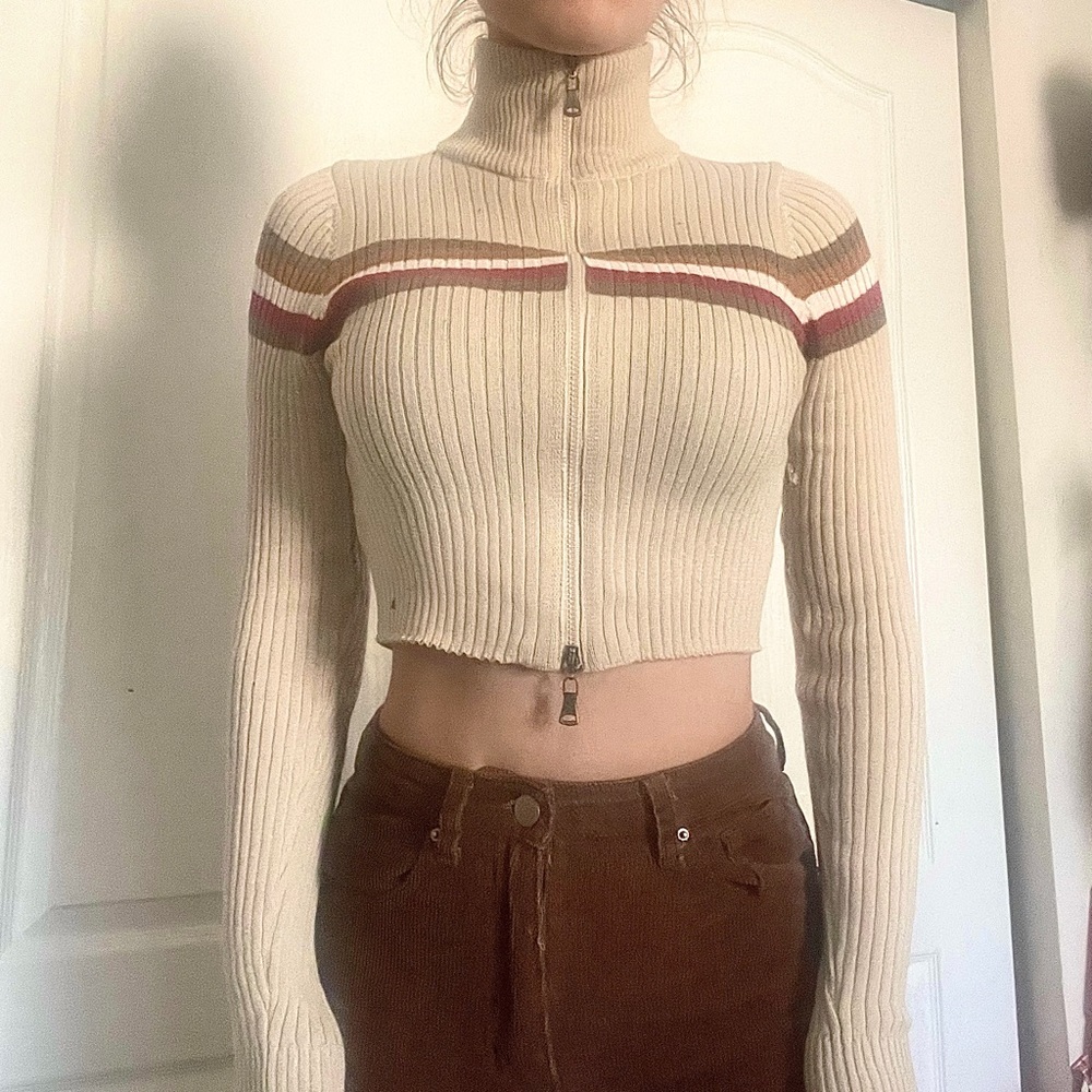 Double zipper sweater jacket from Motel Rocks